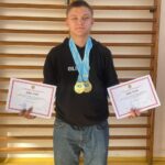 Студент колледжа завоевал две золотые медали на Чемпионате Казахстана по армрестлингу